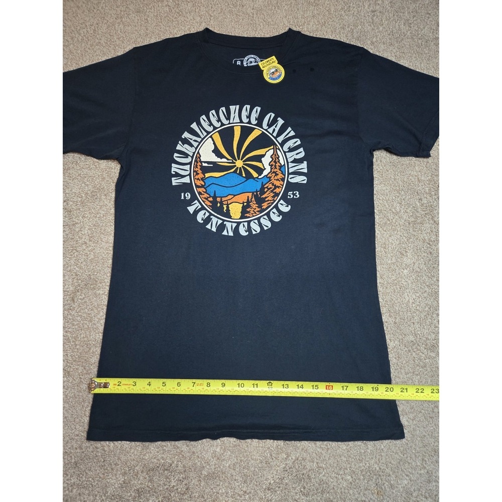 The Duck Company Tuckaleechee Caverns Tennessee Black T-Shirt Crew Neck M - Picture 4 of 6